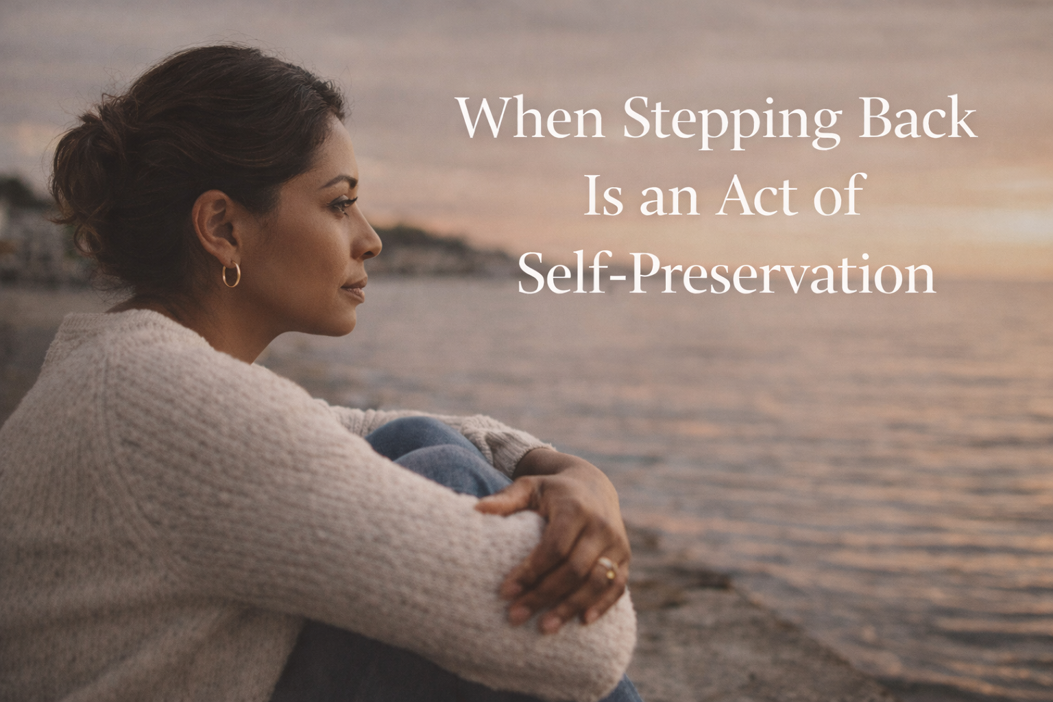 When Stepping Back Is an Act of Self-Preservation